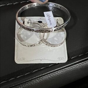 Brighton contempo Silver Bangle and Hoop Earrings